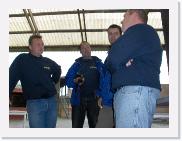 HPIM3655 * Fachsimpeln im kleinen Kreis v.l. Michael Frank, Jörg Rallenkötter, Matthias Schmerer, Holger Forst * 2592 x 1936 * (1.81MB)