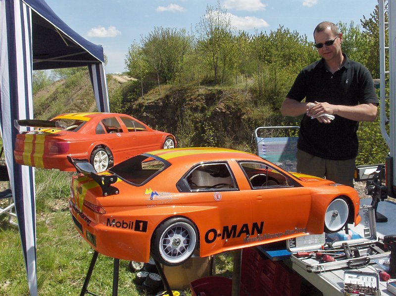 HPIM9968.JPG - Ein Schmuckstück - O-Man´s neue Karosse "painted by Babbes"!