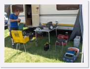 HPIM7086 * Frank Hayler in seiner Box * 2592 x 1936 * (2.56MB)